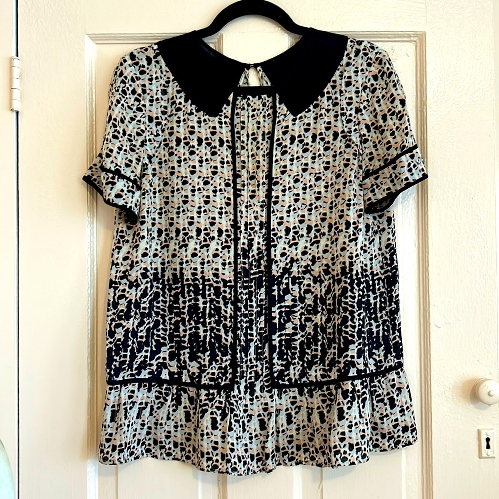 Marc by Marc Jacobs silk printed blouse